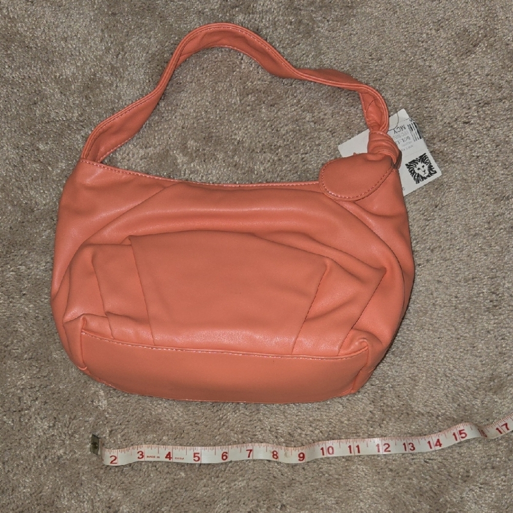Anne Klein Vibrant Orange Shoulder Bag